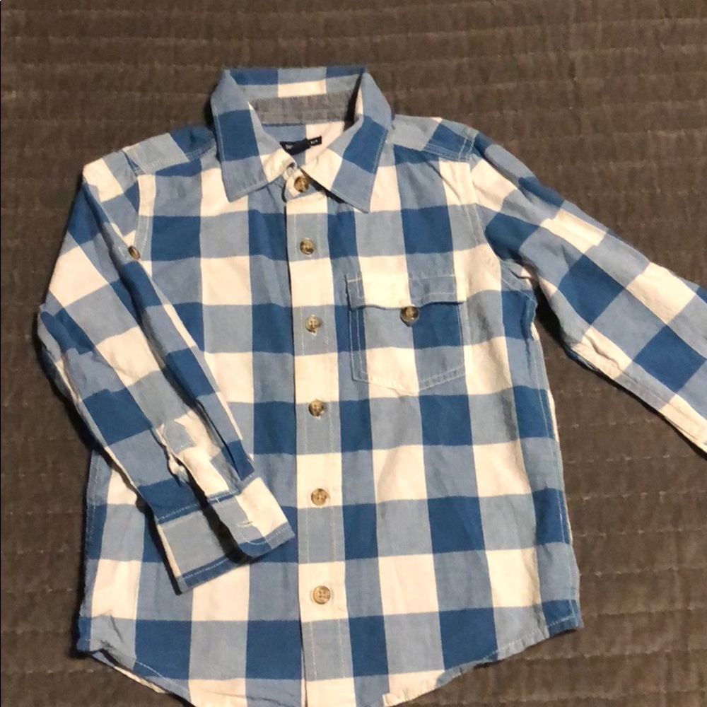 BabyGap Long Sleeve Buffalo Plaid checkered Shirt